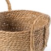 Vintiquewise Storage Basket, Brown, Cattail Leaf QI003835.S